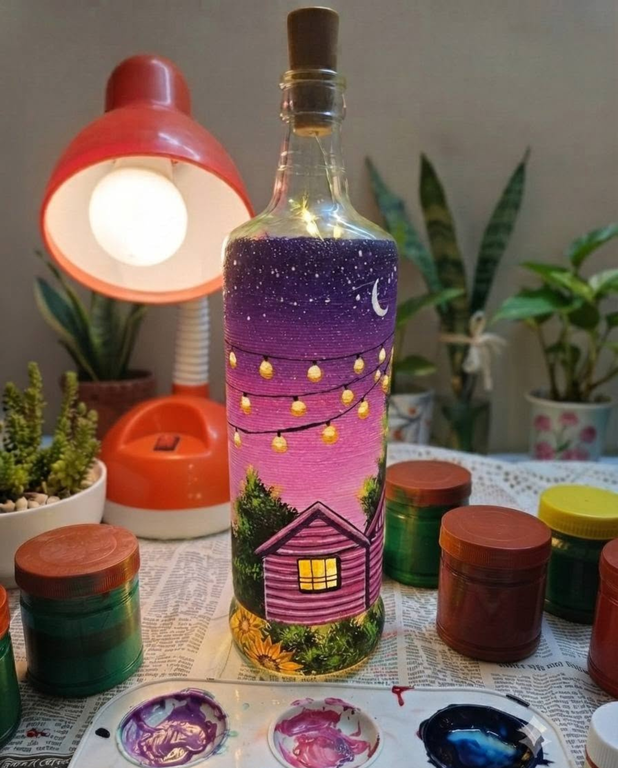 Bottle Lamp 2